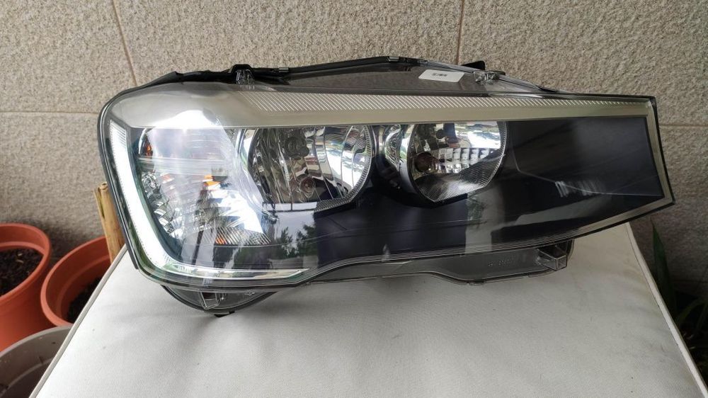 farol direito Halógenio BMW X3 F25 lci + X4 f26