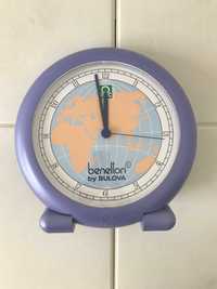 Relógio de mesa da marca Benetton - NOVO