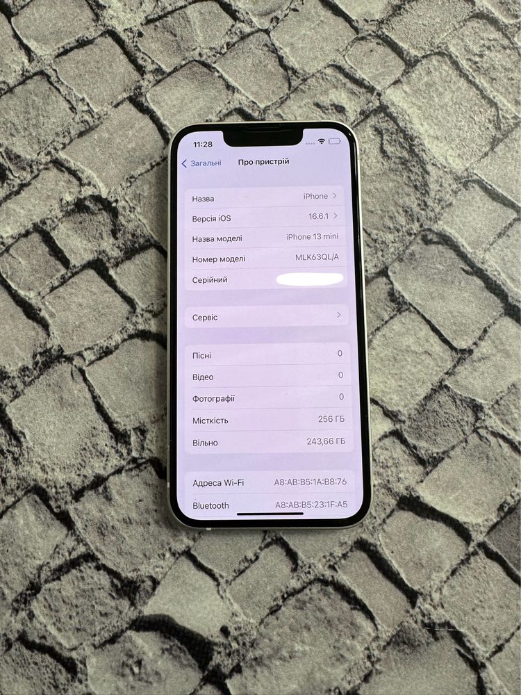 Iphone 13 Mini 256gb neverlock Starlight 100% 600$