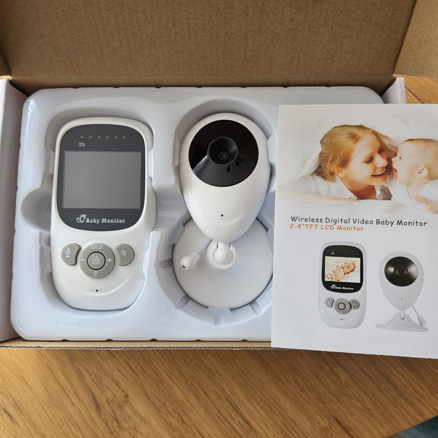 Nowa Niania elektroniczna kamera Baby monitor