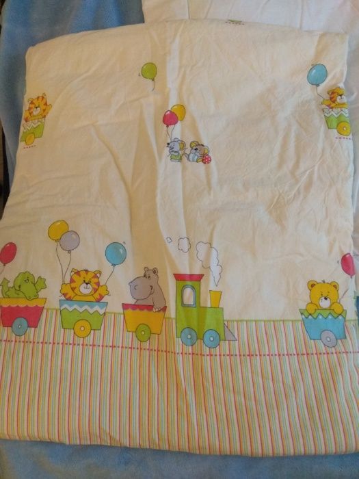 2 komplety pościeli 75x65 z poduszkami i powłoczkami