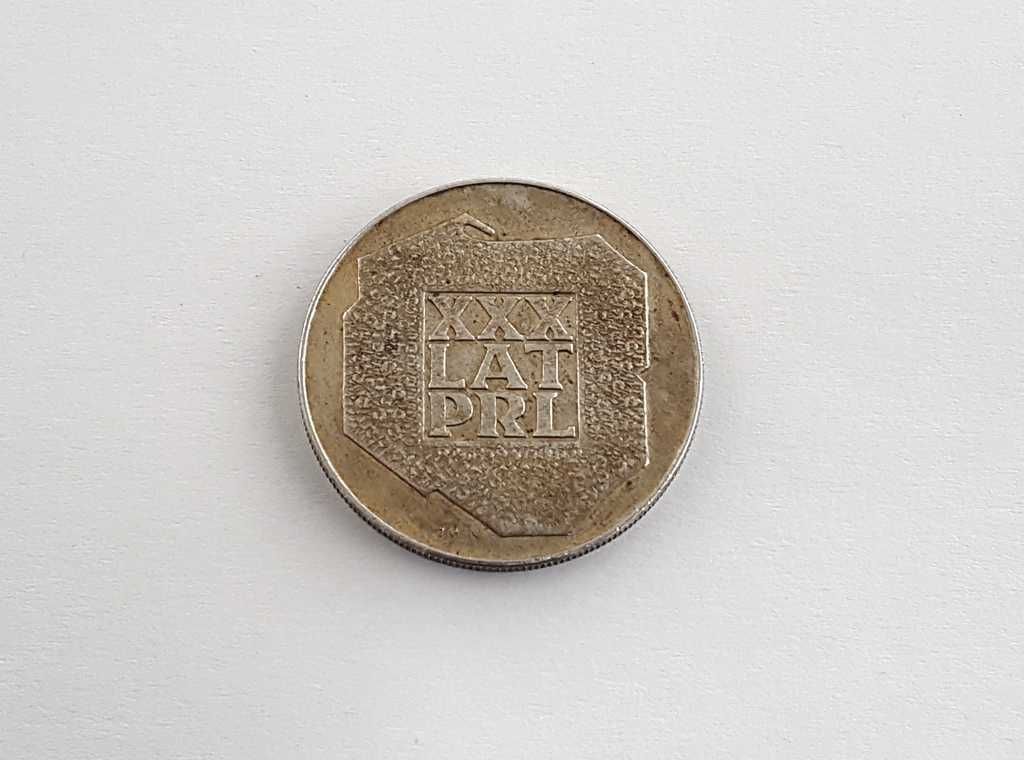 Kolekcjonerska srebrna moneta 200 złotych - XXX LAT PRL z 1974 roku