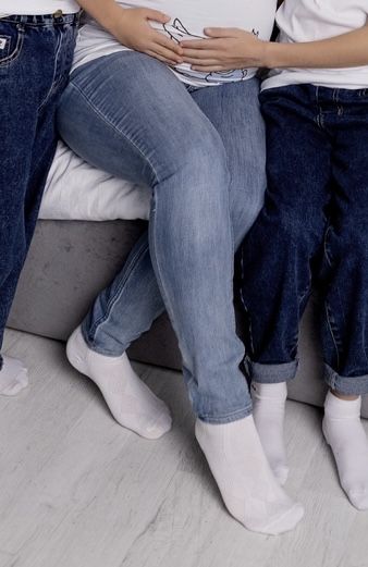 Джинси для вагітних H&M ,super skinny