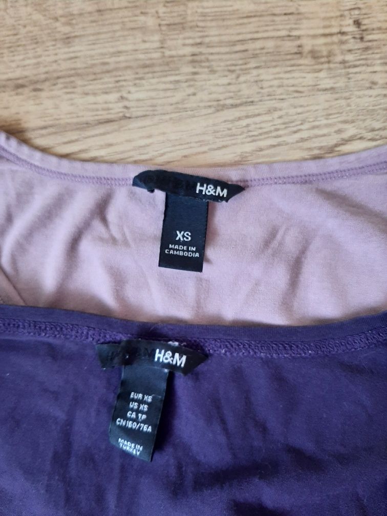 Zestaw bluzek H&M XS