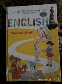 Mariya Rostotska, Oksana Karpiuk  “ENGLISH 4”, student's book