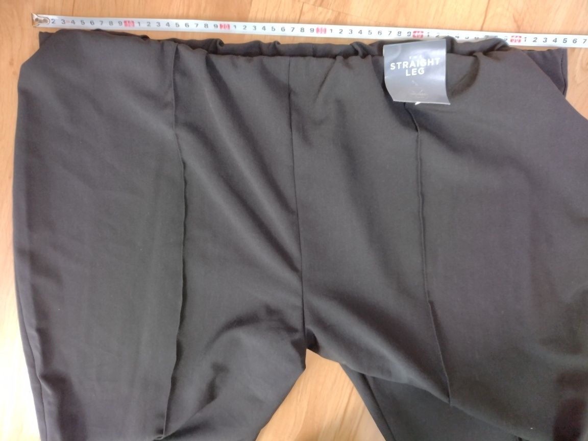 Spodnie eleganckie damskie, rozmiar 6XL/52/24. NOWE