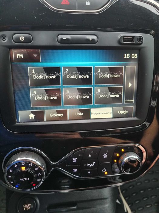 Radio nawigacja wyświetlacz Renault Captur Trafic 2014R
