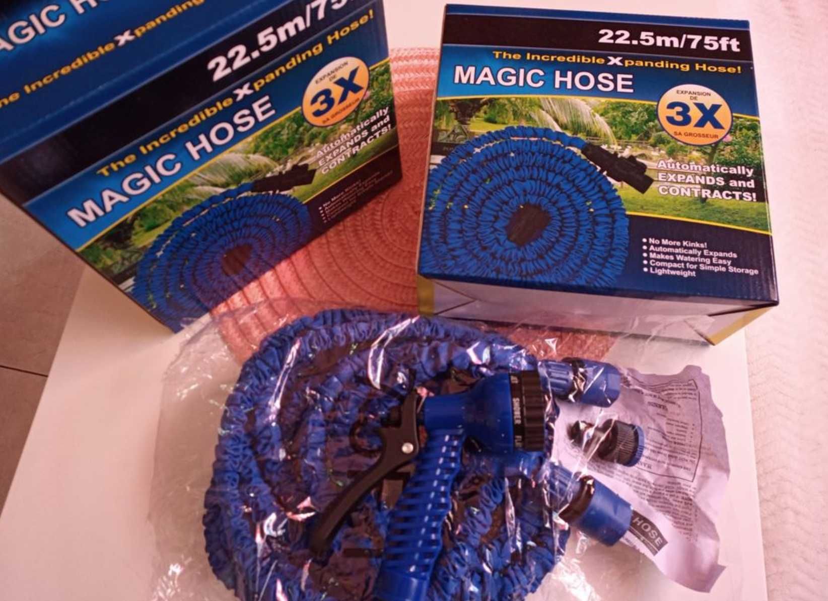 Mangueria extensível Magic Hose 15m.+ Acessórios.