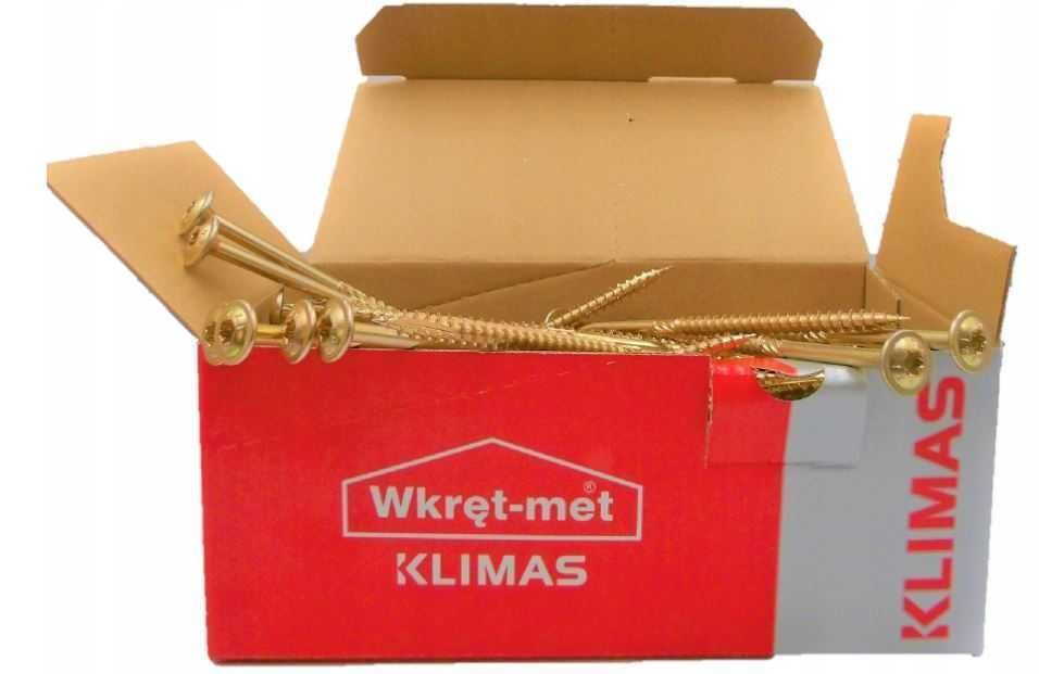 Wkręt-Met 8 x 300 mm. 50 szt. KLIMAS. 8x300