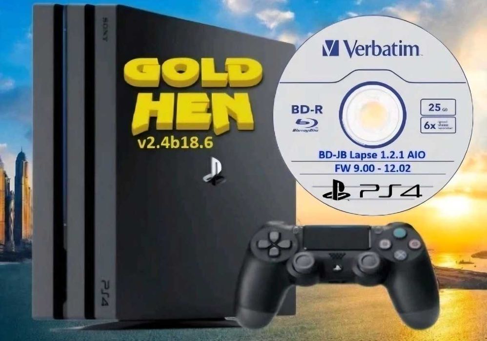 BD-J PS4 Blu-Ray Disk  -  JÁ COM GOLDHEN