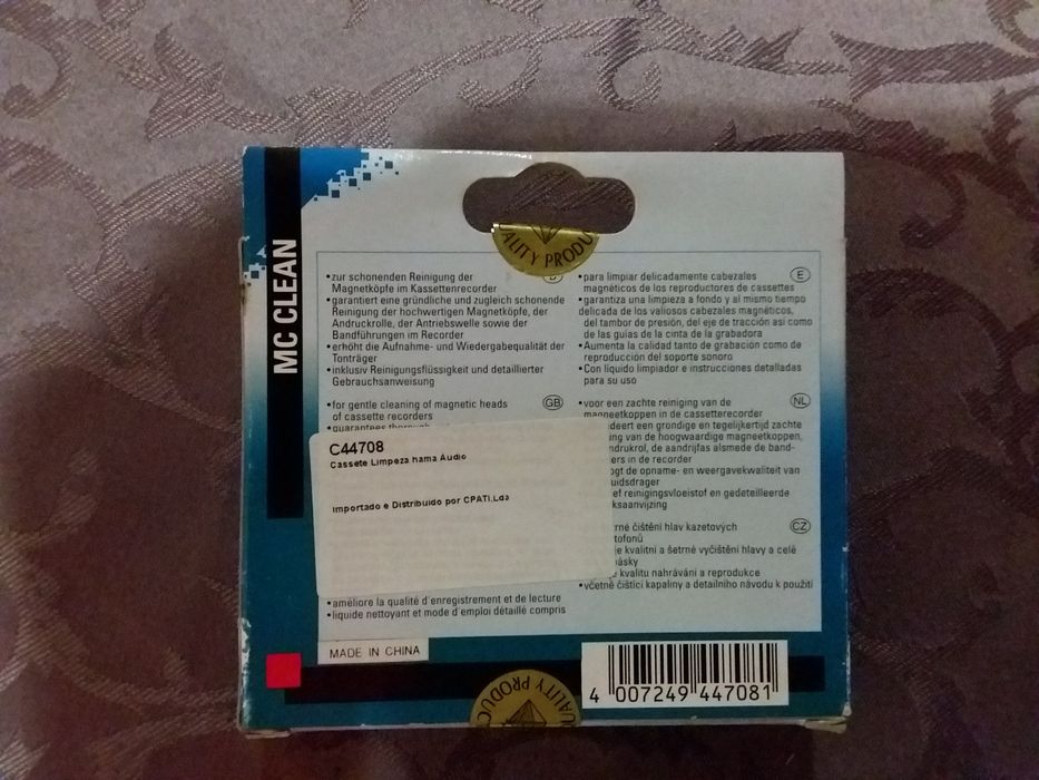 Kit de limpeza hama para deck de cassetes.