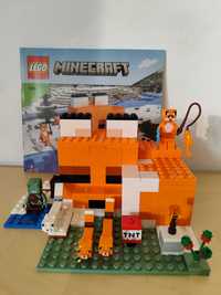 Zestaw Lego Minecraft 21178 Siedlisko lisów