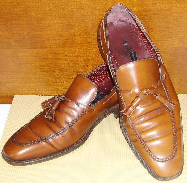 ULTIMO DIA Sapatos de homem BARRATS - forro e sola 100% pele