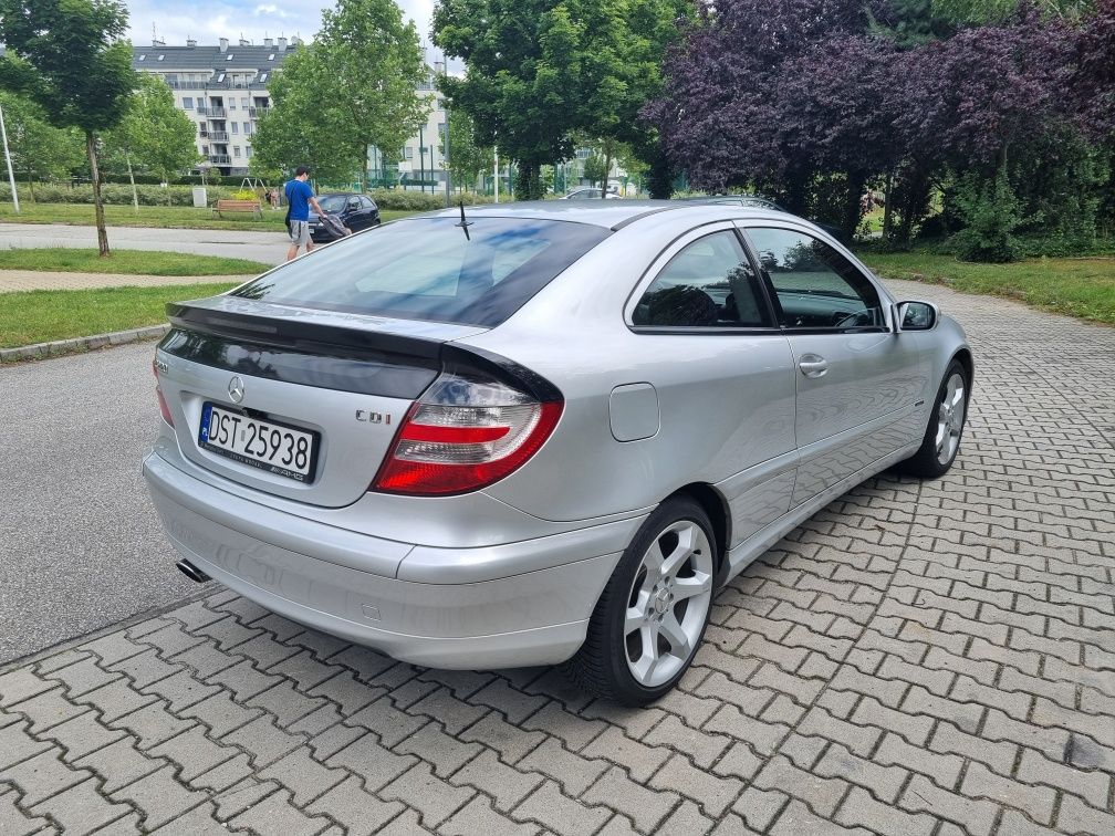 Mercedes C203 Sport Coupe wersja Sport Edition 2.2cdi 150KM, bez DPF