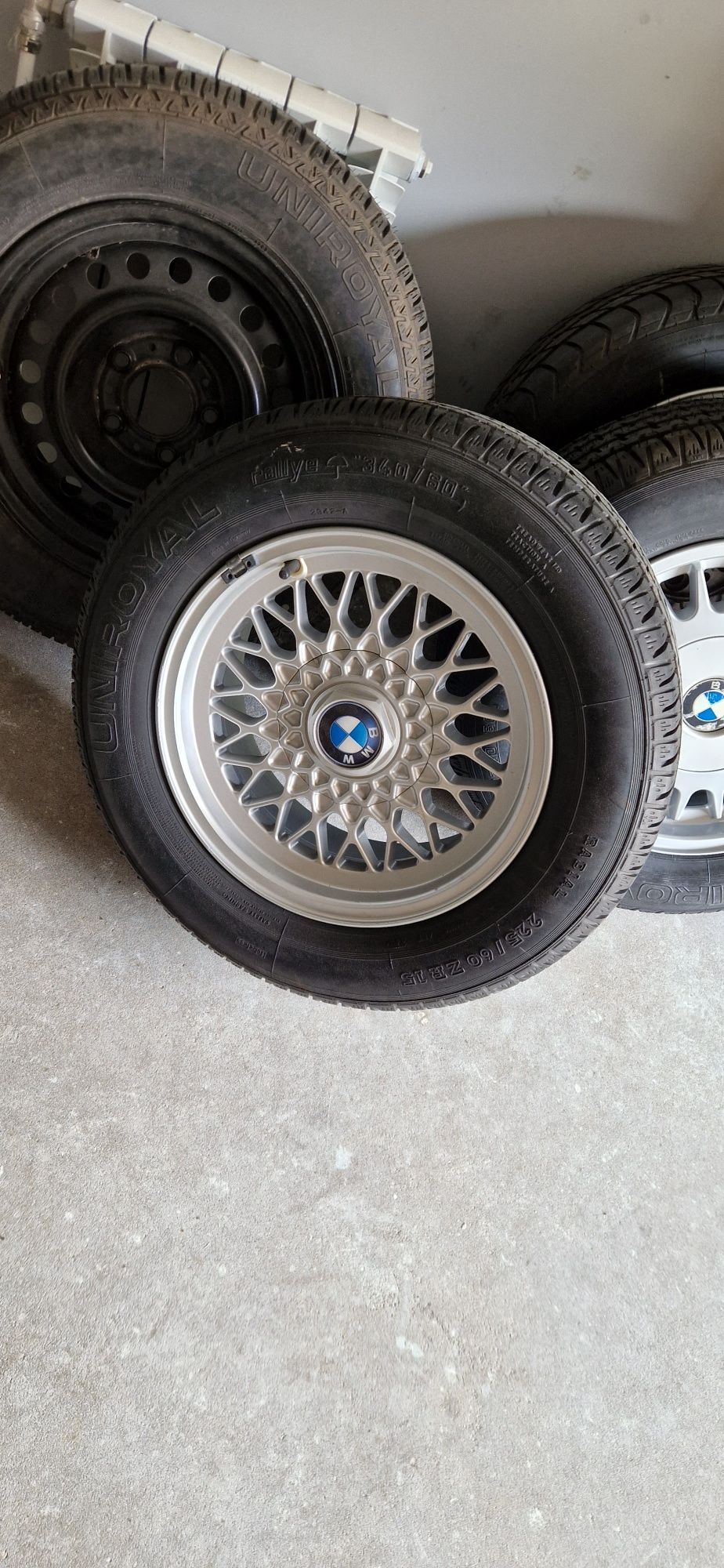 Nowe koło zapasowe 15". BMW e34. e32. Opona 225/60/15. STYLING 5