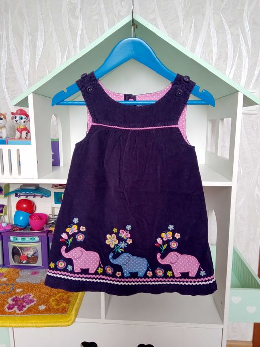 Вельветовий сарафан для дівчинки 2-3 роки.
