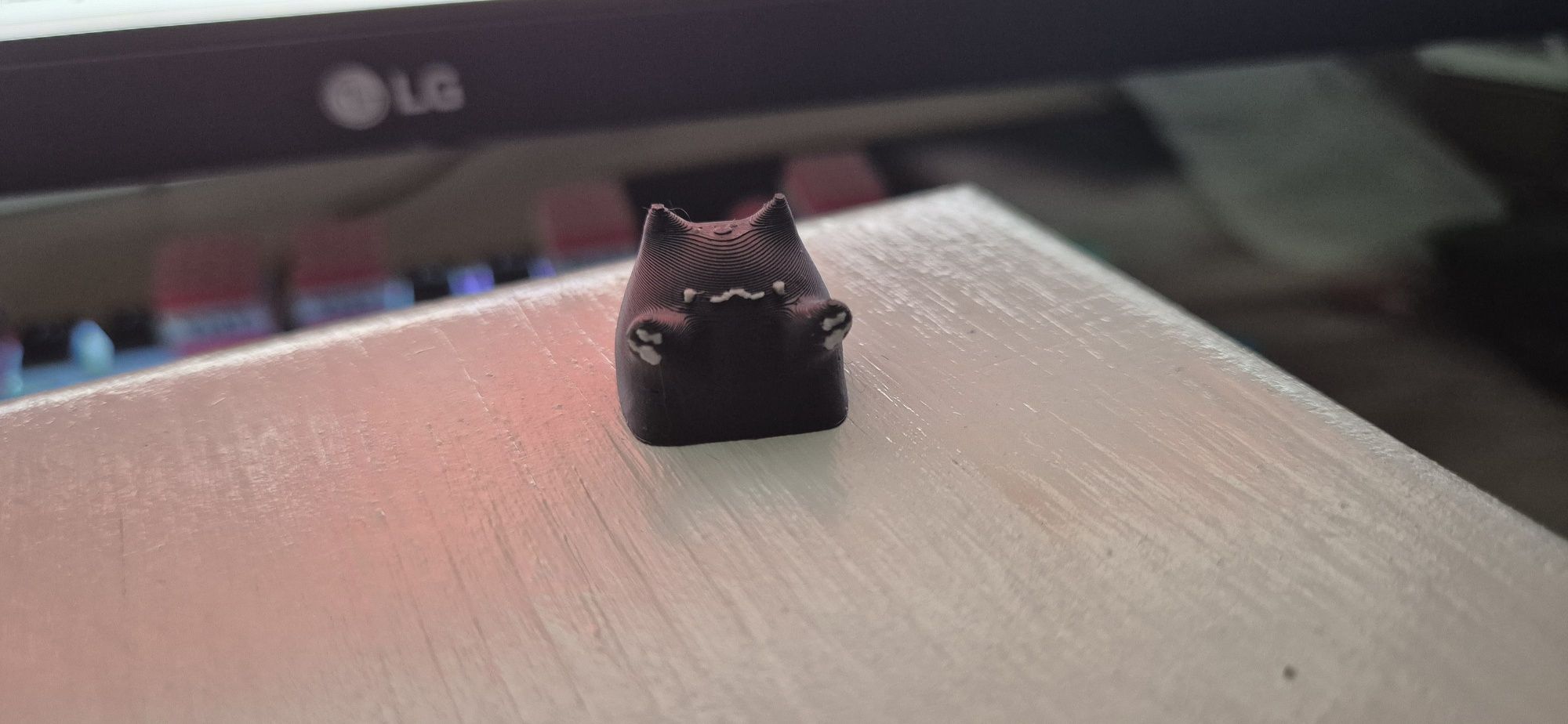 Przycisk do klawiatury bongo cat kot custom keycap prezent ozdoba koty