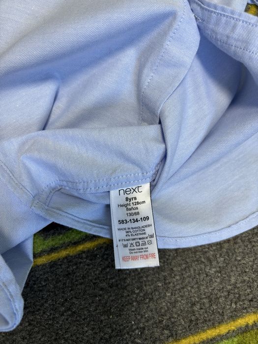 Рубашка короткий рукав теніска некст Next 8 р 128 см