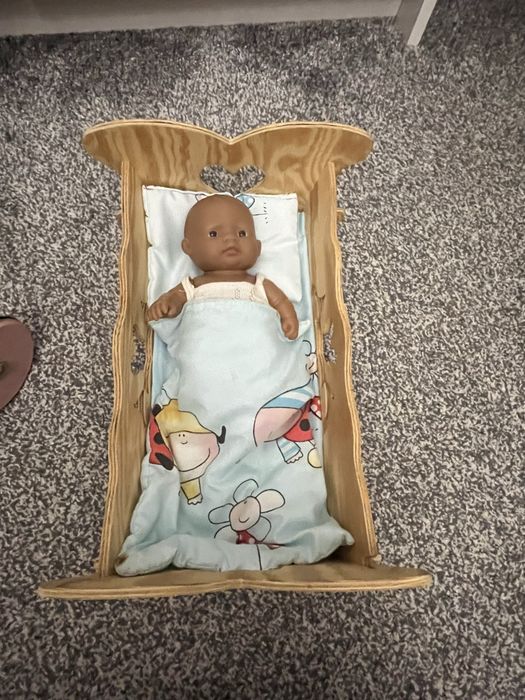 Wózek dla lalek, kołyska i wanienka plus lalki OKAZJA