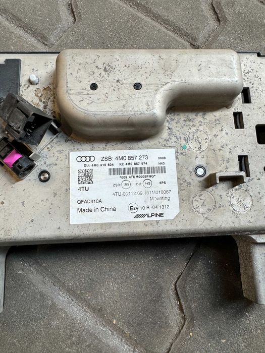 Audi Q7 4M ekran / display MMI „winda” po zalaniu do regeneracji