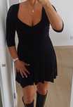 Vestido preto da bershka - M