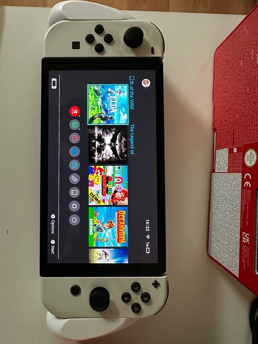 Nintendo Switch Oled plus akcesoria i gry