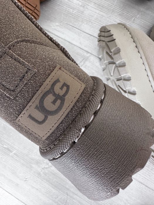 Замшеві чоботи угги ugg mini platform, уггі на платформі