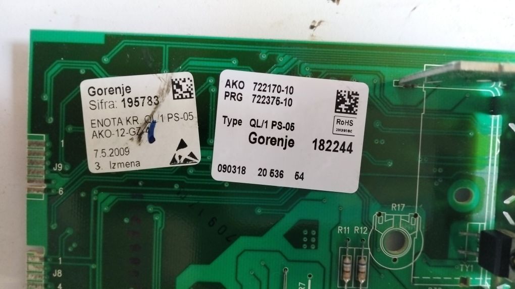 Gorenje moduł sterujący programator WS 40129