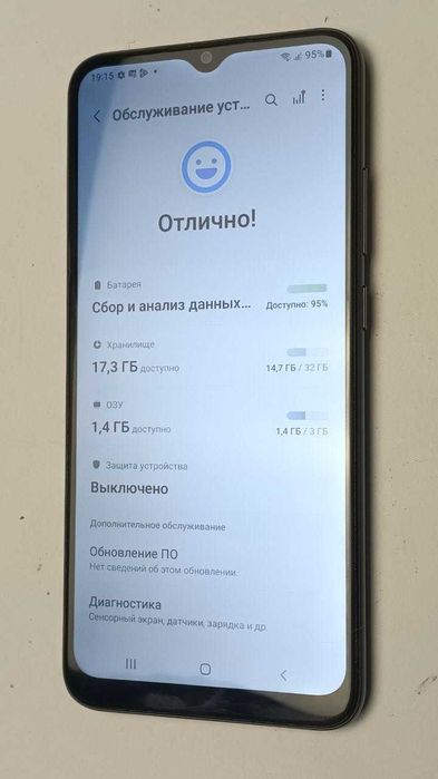 Рабочий Samsung Galaxy A02s на 3/32GB SM-A025F Смартфон Телефон