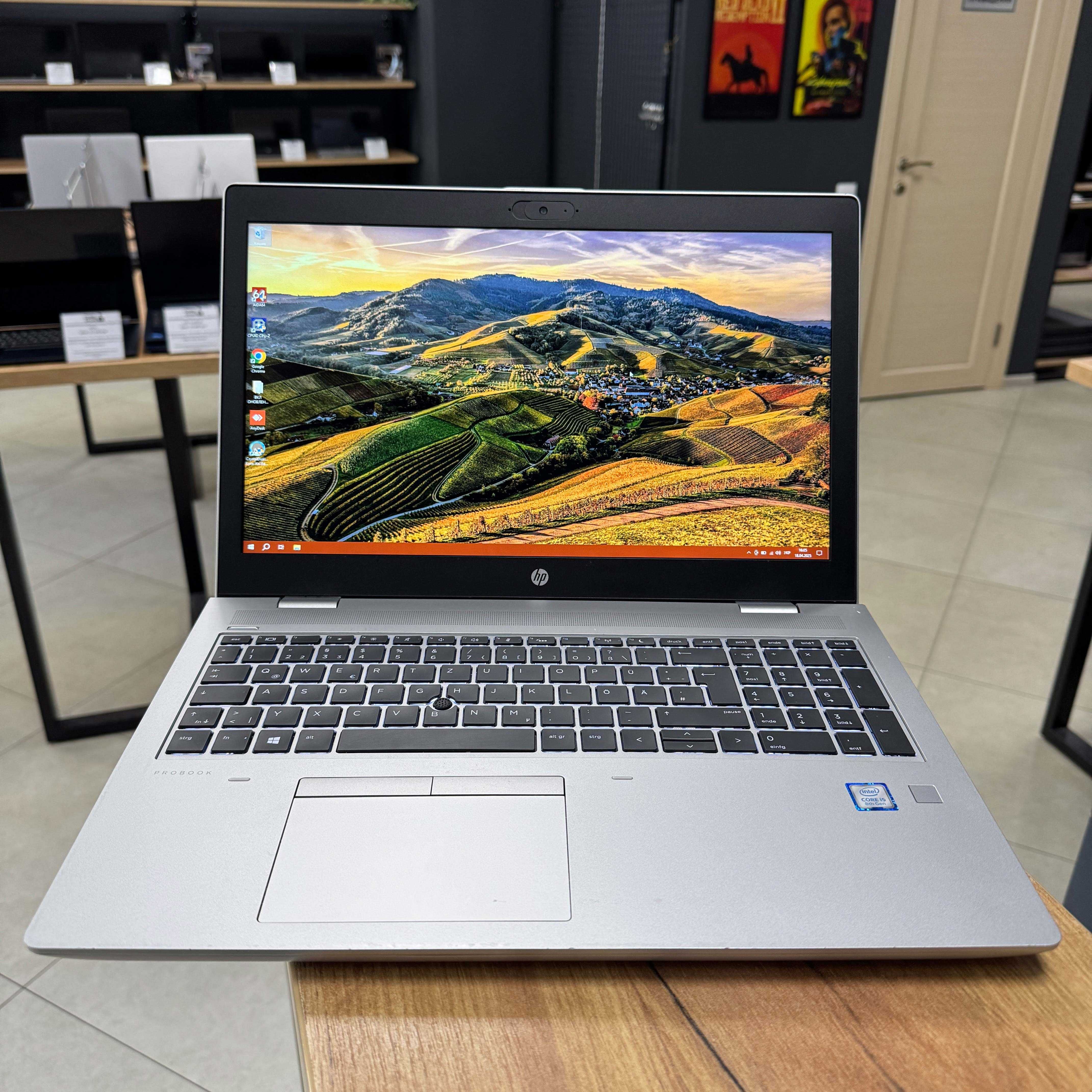 Ноутбук HP ProBook - FHD, IPS/i5 8265U 4 ядра/ 16 GB/256 NVME+1 TB HDD