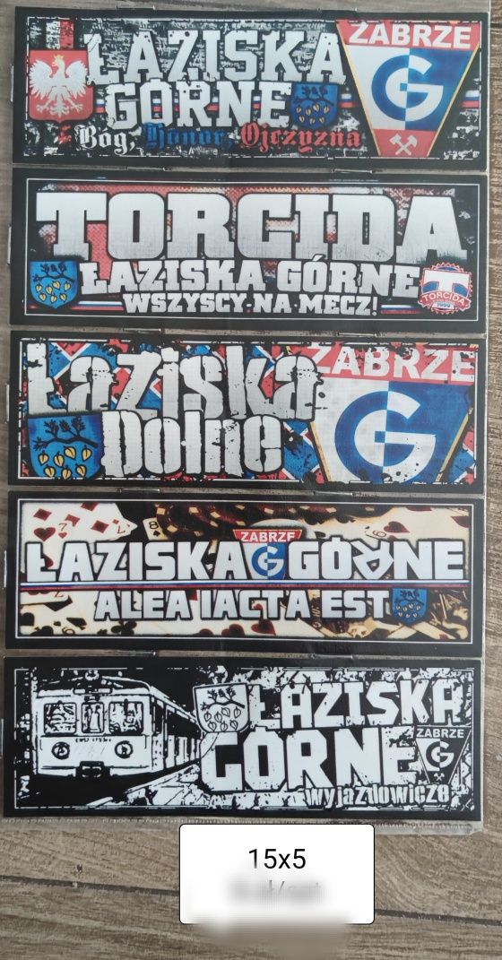 Vlepki naklejki Górnik Zabrze ROW Rybnik Wisłoka Dębica GKS Unikaty