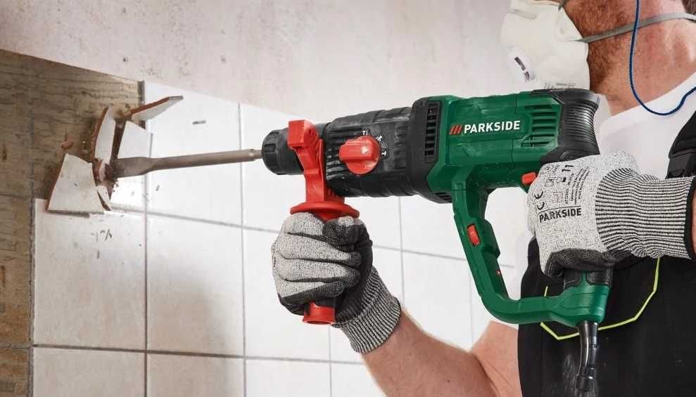 Młotowiertarka PARKSIDE PBH D4 Wiertarka Udar SDS Plus 230V 1050W