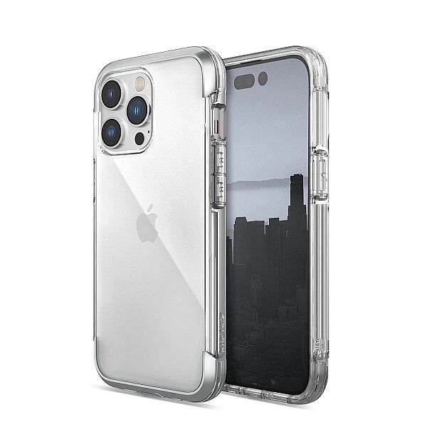 Raptic X-Doria Air Case etui iPhone 14 Pro Max pancerny pokrowiec sreb