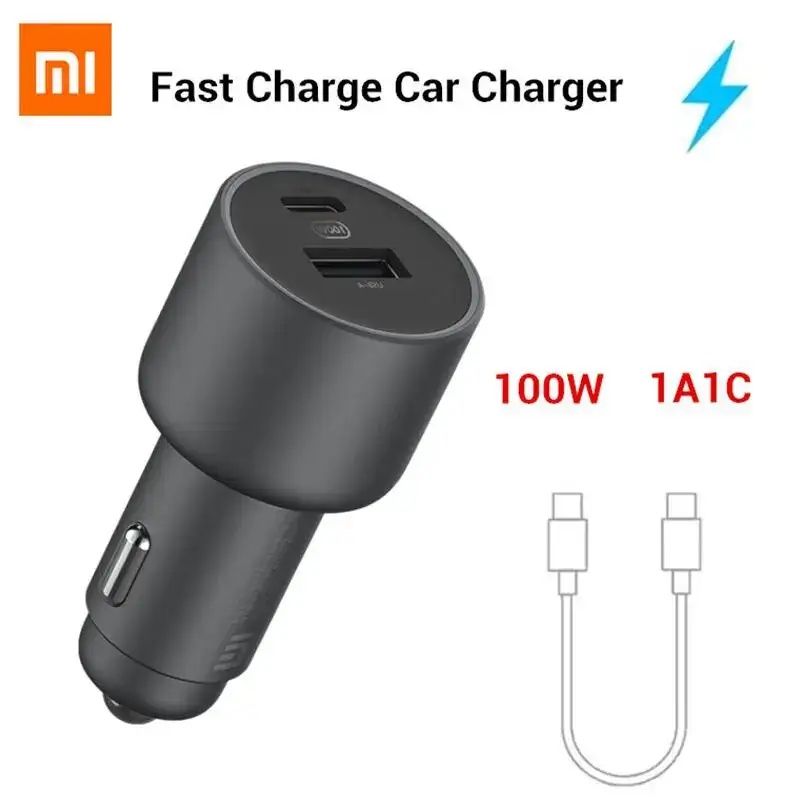 Автомобильное зарядное устройство Xiaomi Mi Car Charger 100W (CC07ZM)