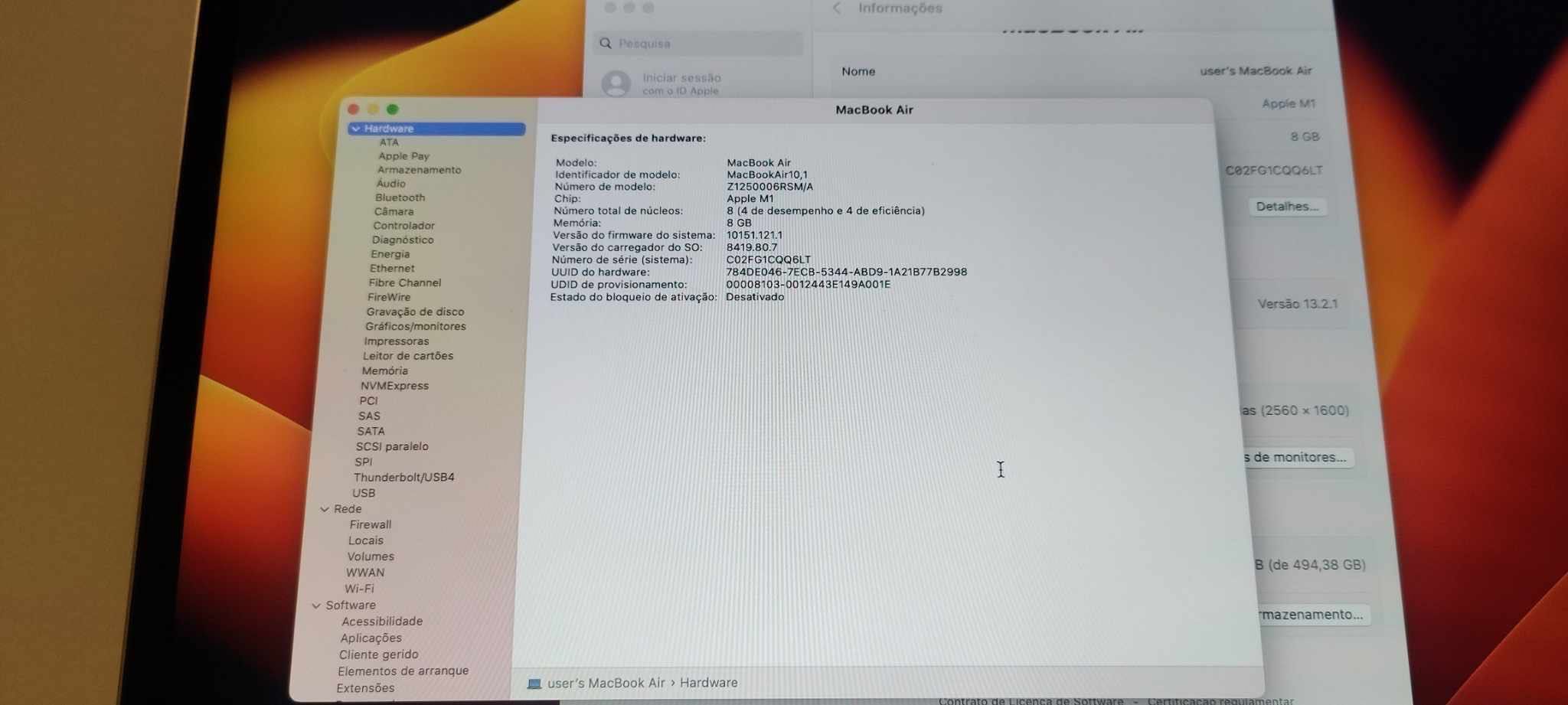 Apple MacBook Air 13" M1 2020