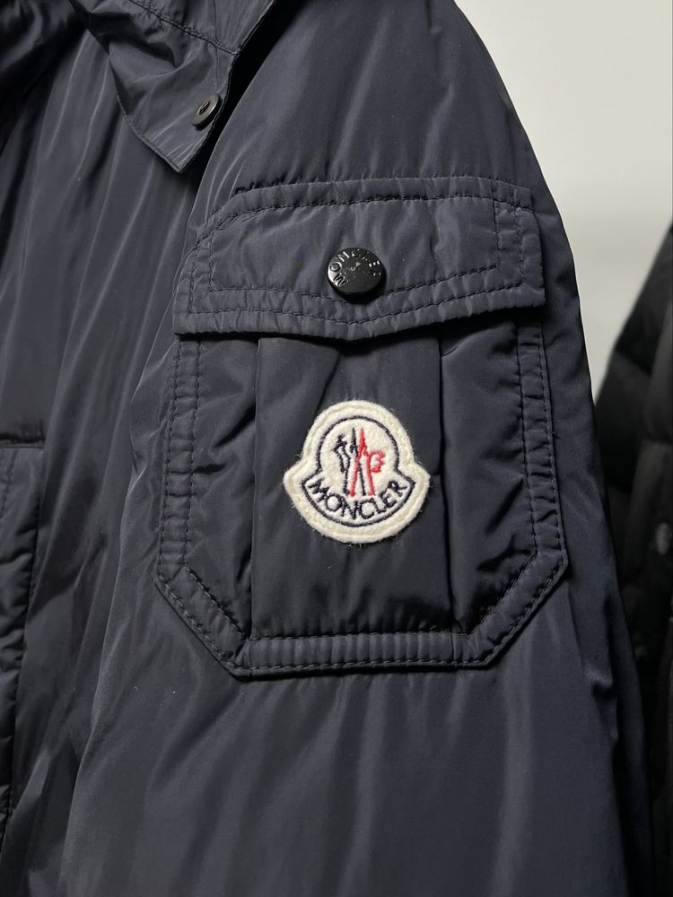 Куртка пуховик парка Moncler лого L