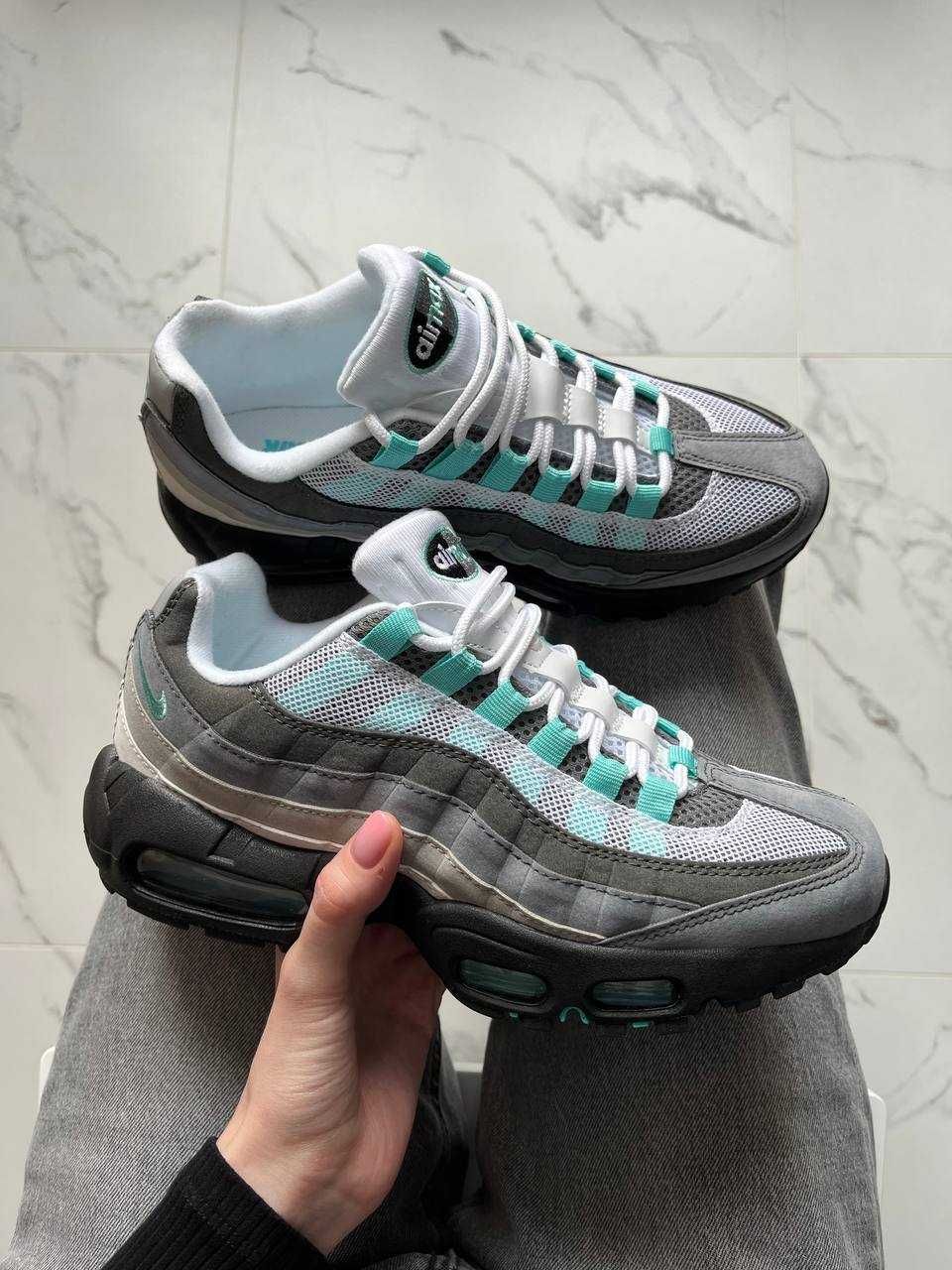 Кросівки Nike Air Max 95 Hyper Turquoise Grey/Mint premium