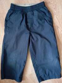 Granatowe spodnie dla chłopca rozmiar 86
