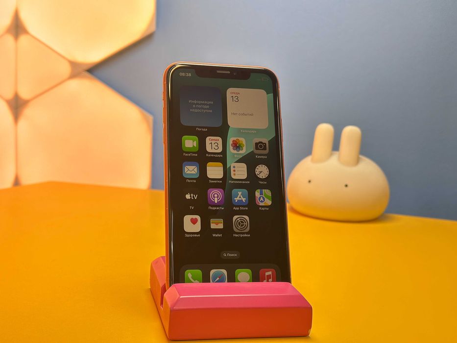 Смартфон Apple iPhone Xr 64GB Coral (141134) Б/У З ГАРАНТІЄЮ