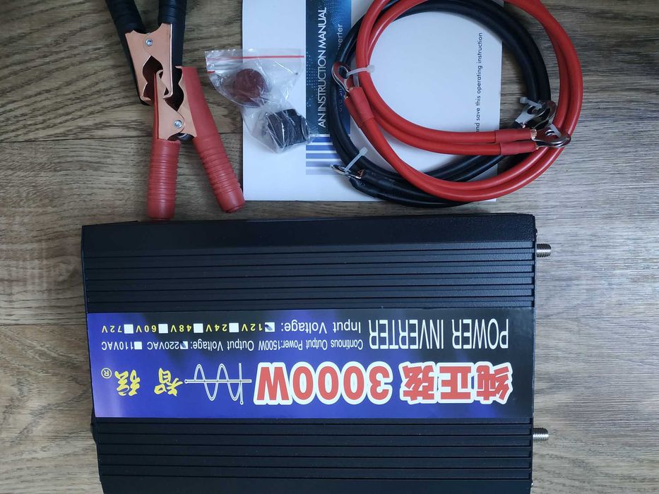 Інвертор 3000W 12-220V чистий синус
