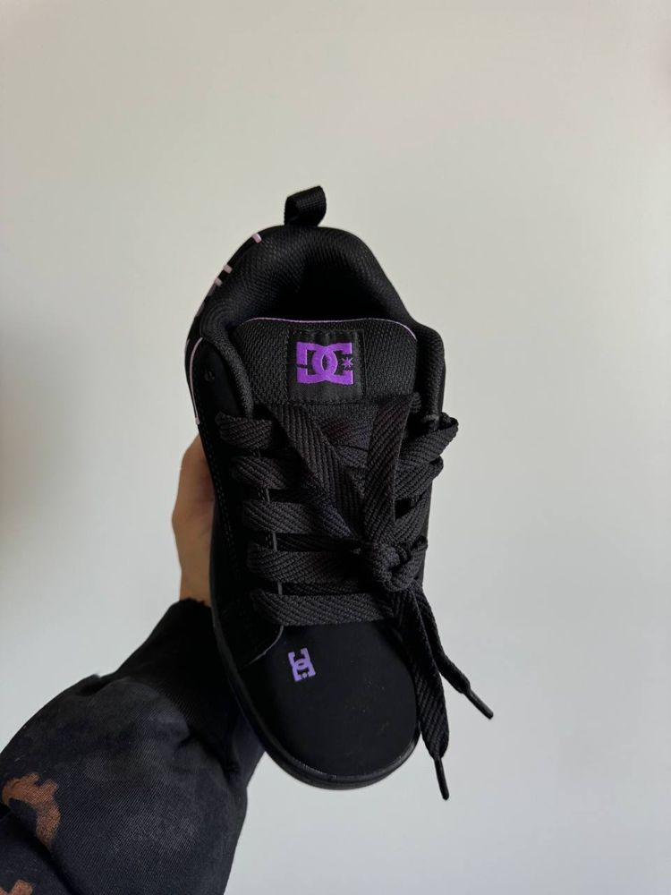 36-45 р DC Shoes Court Graffik Black Purple