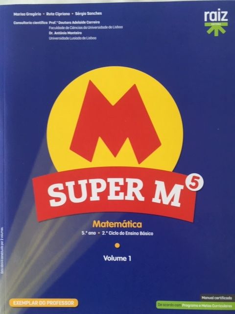 Super M 5, Matemática 5º ano - Dossiê do professor