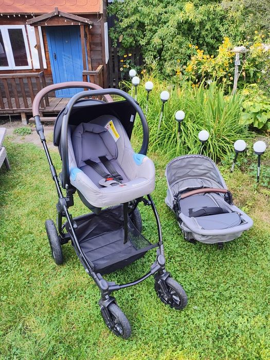 Wózek 3w1 Kinderkraft moov, fotelik, spacerówka, gondola