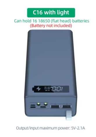 Повербанк\корпус для POWER BANK 16*18650