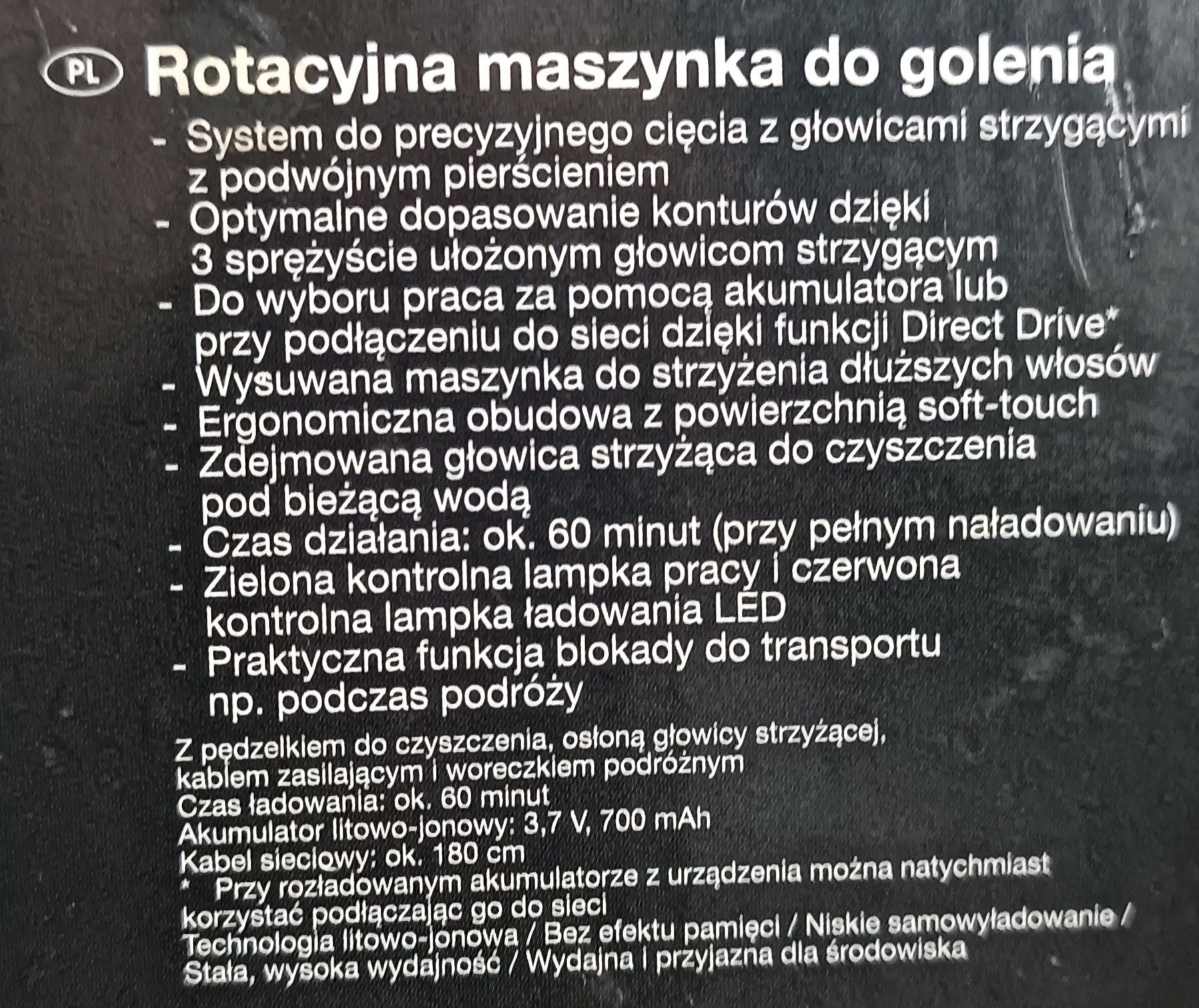 Rotacyjna Maszynka do golenia SilverCrest