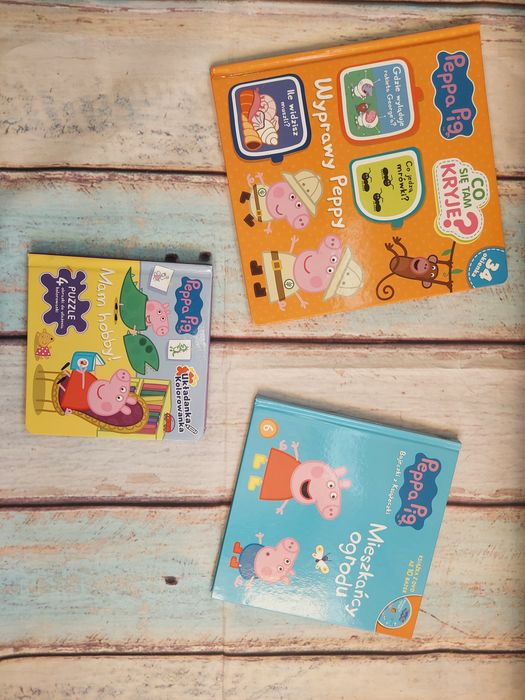 Zestaw 3 książeczek z Peppa Pig