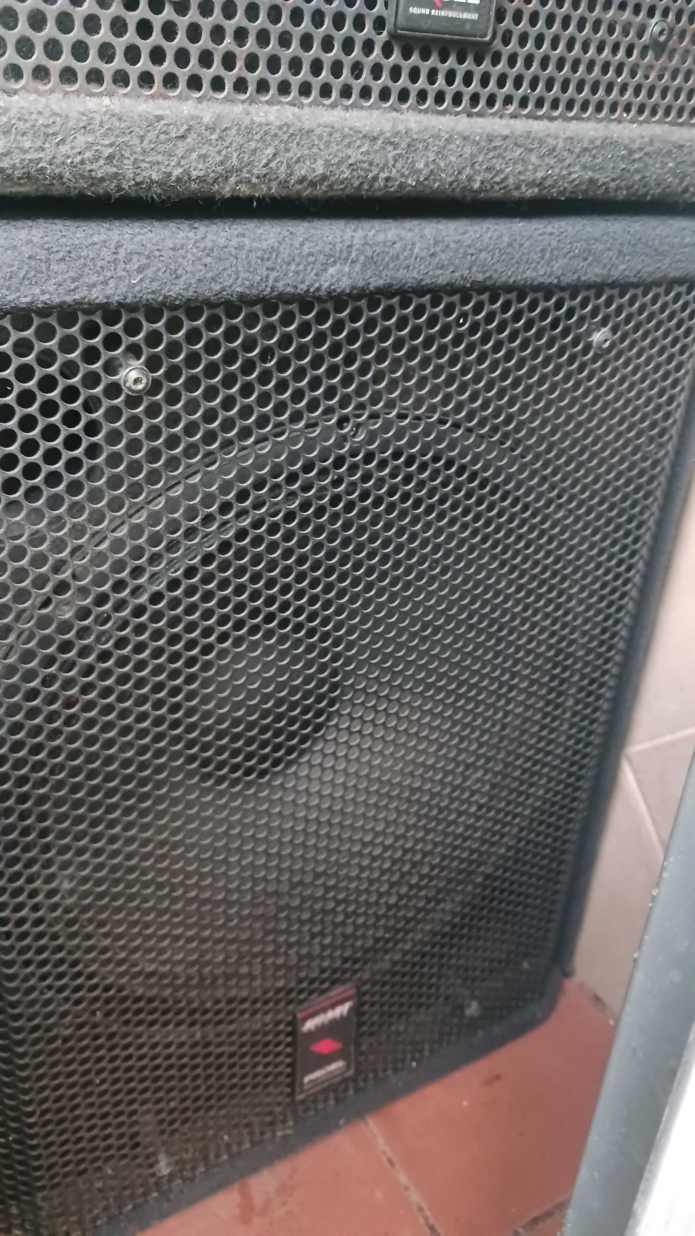 PA Sistema de som amplificado profissional 2X wharfedale titan 12 act