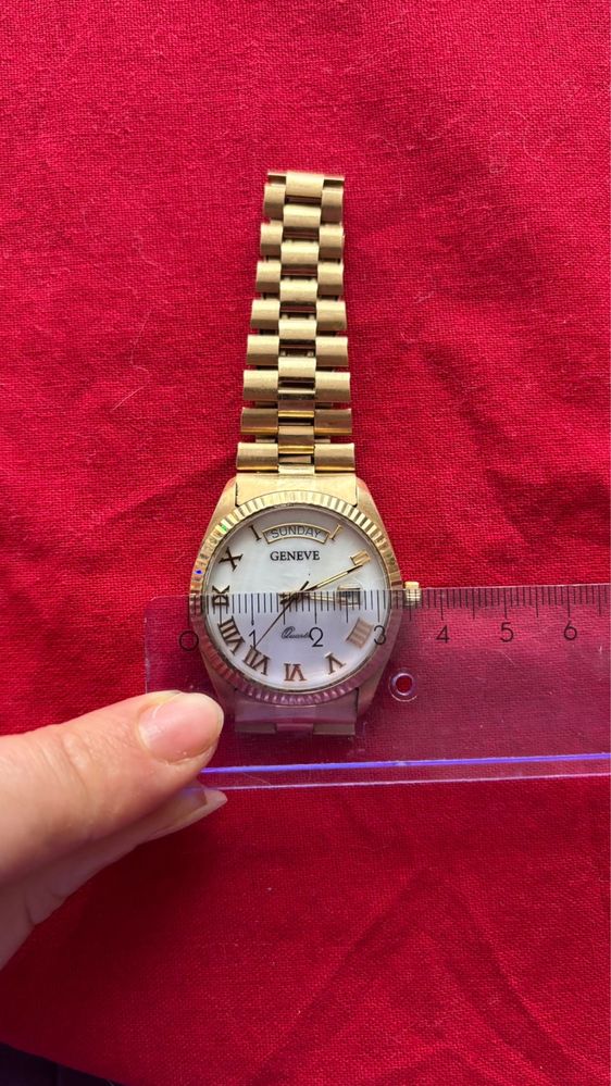 Męski złoty zegarek GENEVE pr. 585 14k
