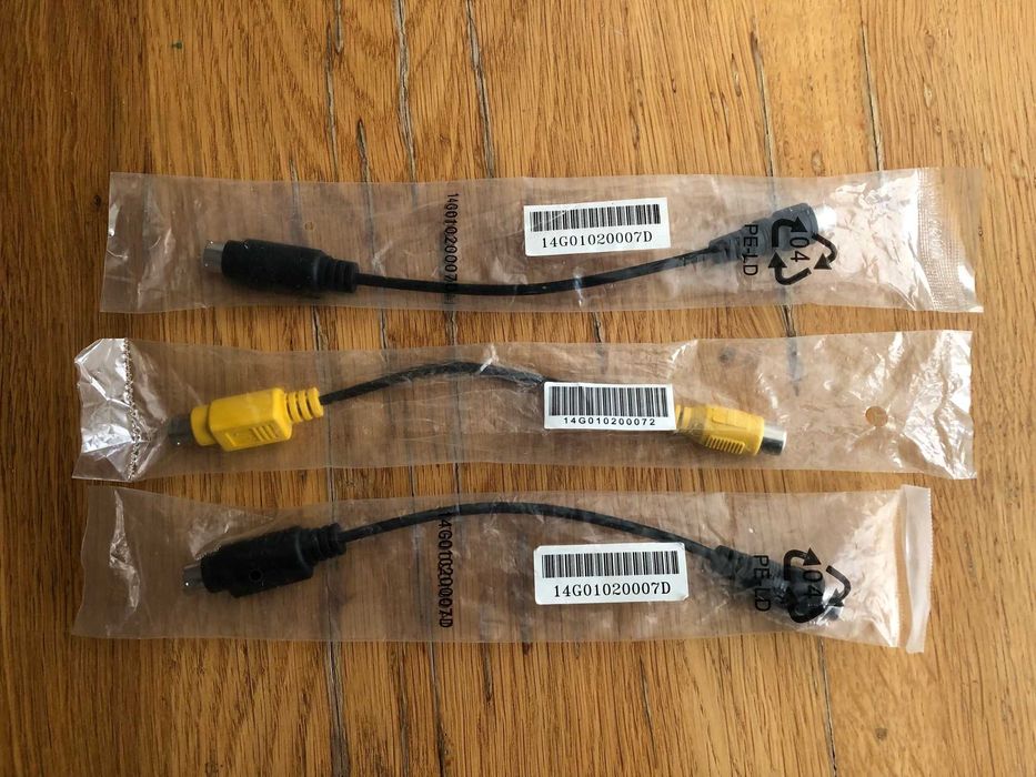 Переходник гнездо RCA - штекер mini-DIN 7 pin со шнуром 0,1м