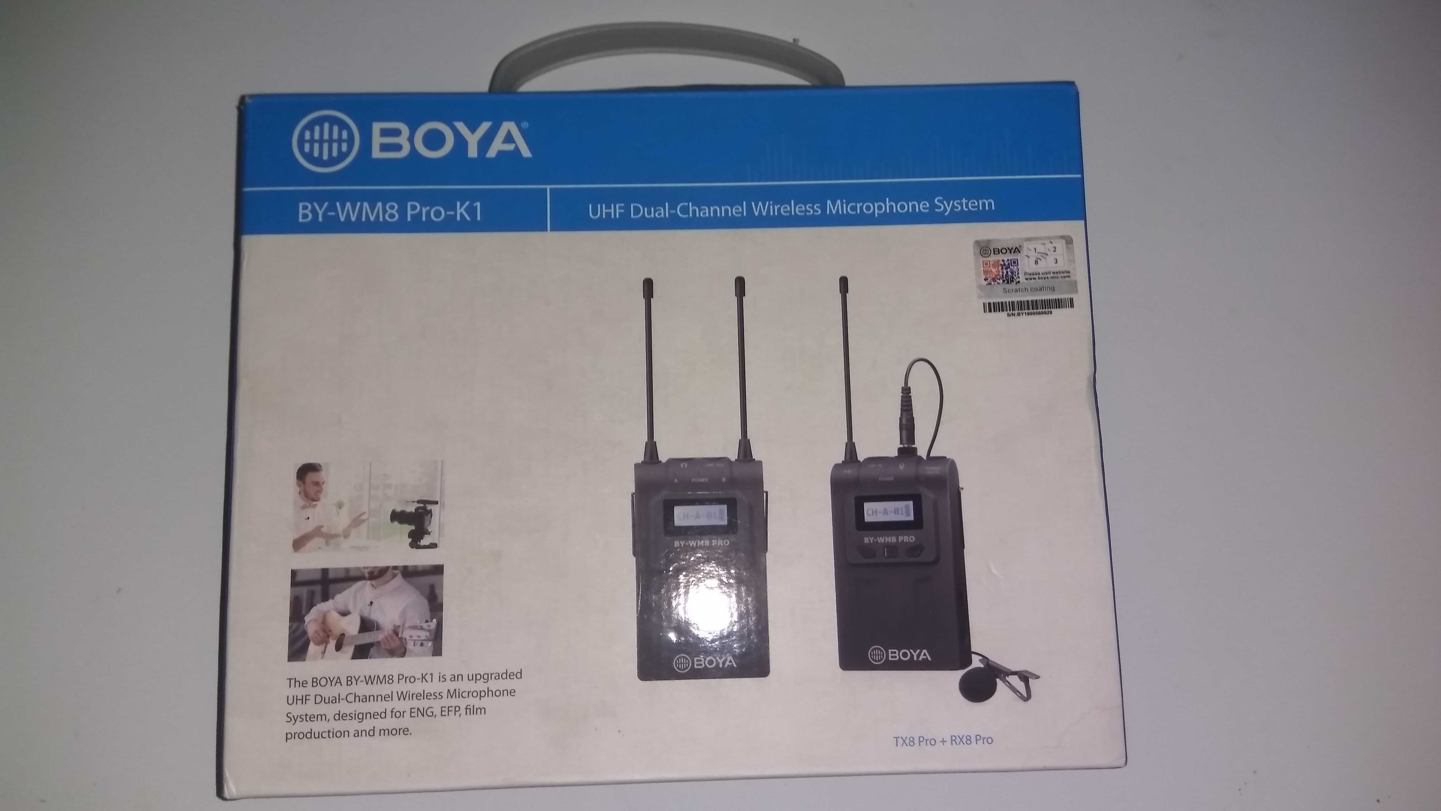 Бездротова мікрофонна радіосистема BOYA BY-WM8 pro K1 (радіомікрофон)